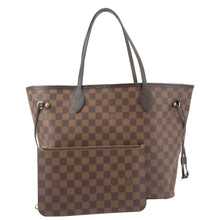 Load image into Gallery viewer, LOUIS VUITTON Neverfull MM Damier Ebene Shoulder Bag Brown
