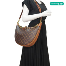 Load image into Gallery viewer, LOUIS VUITTON Loop Reverse Monogram Canvas Shoulder Bag Brown
