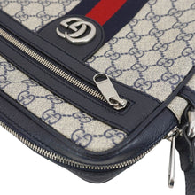 Load image into Gallery viewer, GUCCI Ophodia Small GG Supreme Canvas Messenger Bag Blue 547926
