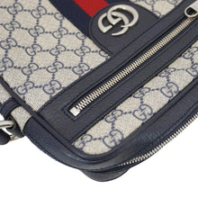 Load image into Gallery viewer, GUCCI Ophodia Small GG Supreme Canvas Messenger Bag Blue 547926
