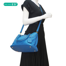 Load image into Gallery viewer, PRADA Vitello Daino Leather Tote Shoulder Bag Blue
