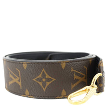 Load image into Gallery viewer, LOUIS VUITTON Bandouliere Wide Monogram Canvas Shoulder Strap Brown
