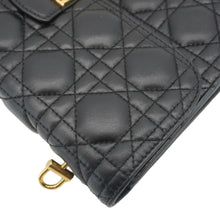 Load image into Gallery viewer, CHRISTIAN DIOR Dioraddict Quilted Lambskin Leather Crossbody Bag Black
