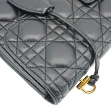 Load image into Gallery viewer, CHRISTIAN DIOR Dioraddict Quilted Lambskin Leather Crossbody Bag Black
