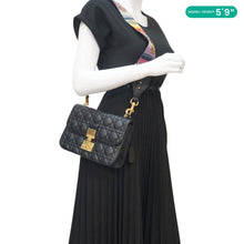 Load image into Gallery viewer, CHRISTIAN DIOR Dioraddict Quilted Lambskin Leather Crossbody Bag Black
