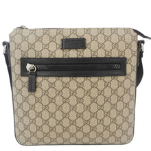 Load image into Gallery viewer, GUCCI Front Zip Medium GG Canvas Messenger Bag Beige 406974
