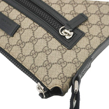 Load image into Gallery viewer, GUCCI Front Zip Medium GG Canvas Messenger Bag Beige 406974
