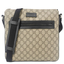 Load image into Gallery viewer, GUCCI Front Zip Medium GG Canvas Messenger Bag Beige 406974
