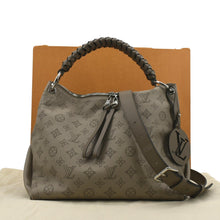 Load image into Gallery viewer, LOUIS VUITTON Beaubourg Mahina MM Leather Hobo Shoulder Bag Galet
