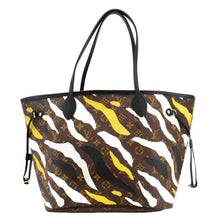 Load image into Gallery viewer, LOUIS VUITTON X LOL Neverfull MM Monogram Canvas Tote Bag Brown
