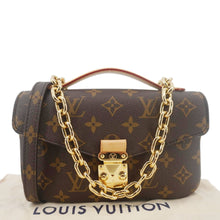 Load image into Gallery viewer, LOUIS VUITTON Metis East West Pochette Monogram Canvas Chain Shoulder Bag Brown
