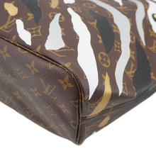 Load image into Gallery viewer, LOUIS VUITTON X LOL Neverfull MM Monogram Canvas Tote Bag Brown
