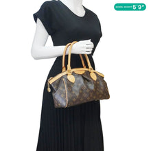 Load image into Gallery viewer, LOUIS VUITTON Tivoli PM Monogram Canvas Satchel Bag Brown
