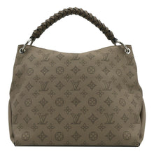 Load image into Gallery viewer, LOUIS VUITTON Beaubourg Mahina MM Leather Hobo Shoulder Bag Galet
