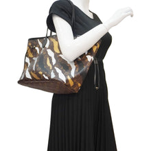 Load image into Gallery viewer, LOUIS VUITTON X LOL Neverfull MM Monogram Canvas Tote Bag Brown
