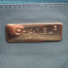 Load image into Gallery viewer, CHANEL 19 Flap Medium Quilted Tweed Shoulder Bag Teal
