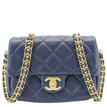 Load image into Gallery viewer, CHANEL Soul Flap Caviar Leather Chain Crossbody Bag Blue
