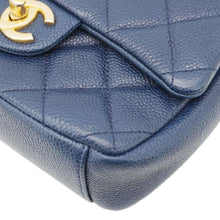 Load image into Gallery viewer, CHANEL Soul Flap Caviar Leather Chain Crossbody Bag Blue
