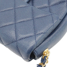 Load image into Gallery viewer, CHANEL Soul Flap Caviar Leather Chain Crossbody Bag Blue
