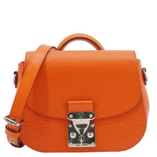 Load image into Gallery viewer, LOUIS VUITTON Eden Epi Leather Top Handle Shoulder Bag Orange
