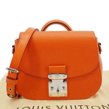 Load image into Gallery viewer, LOUIS VUITTON Eden Epi Leather Top Handle Shoulder Bag Orange
