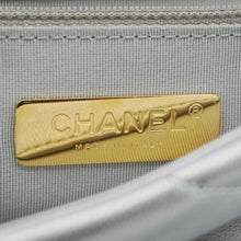 Load image into Gallery viewer, CHANEL 19 Medium Flap Quilted Leather Shoulder Bag Metallic Silver
