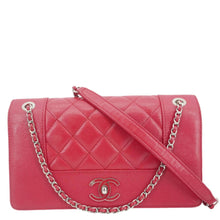 Load image into Gallery viewer, CHANEL Mademoiselle Vintage Flap Sheepskin Leather Crossbody Bag Pink
