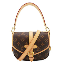 Load image into Gallery viewer, LOUIS VUITTON Saumur BB Monogram Canvas Crossbody Bag Brown
