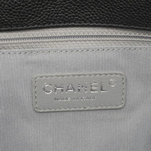 Load image into Gallery viewer, CHANEL French Riviera Quilted Caviar Leather Hobo Bag Black

