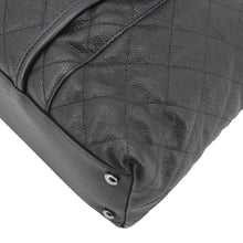 Load image into Gallery viewer, CHANEL French Riviera Quilted Caviar Leather Hobo Bag Black
