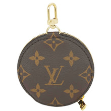 Load image into Gallery viewer, LOUIS VUITTON Monogram Canvas Round Zipped Coin Purse Brown
