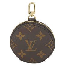 Load image into Gallery viewer, LOUIS VUITTON Monogram Canvas Round Zipped Coin Purse Brown
