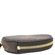 Load image into Gallery viewer, LOUIS VUITTON Monogram Canvas Round Zipped Coin Purse Brown
