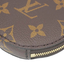 Load image into Gallery viewer, LOUIS VUITTON Monogram Canvas Round Zipped Coin Purse Brown
