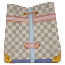 Load image into Gallery viewer, LOUIS VUITTON Neonoe Summer Trunks Damier Azur Crossbody Bag White
