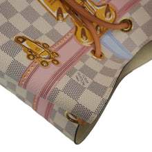 Load image into Gallery viewer, LOUIS VUITTON Neonoe Summer Trunks Damier Azur Crossbody Bag White
