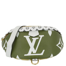 Load image into Gallery viewer, LOUIS VUITTON Monogram Giant Canvas Bum Bag Khaki Beige
