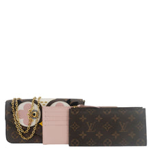 Load image into Gallery viewer, LOUIS VUITTON Pochette Felicie Owl Monogram Chain Crossbody Bag Rose Ballerine
