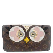 Load image into Gallery viewer, LOUIS VUITTON Pochette Felicie Owl Monogram Chain Crossbody Bag Rose Ballerine
