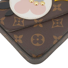 Load image into Gallery viewer, LOUIS VUITTON Pochette Felicie Owl Monogram Chain Crossbody Bag Rose Ballerine
