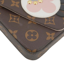Load image into Gallery viewer, LOUIS VUITTON Pochette Felicie Owl Monogram Chain Crossbody Bag Rose Ballerine
