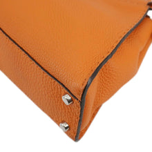 Load image into Gallery viewer, FENDI Peekaboo Iconic Medium Leather Satchel Shoulder Bag Orange
