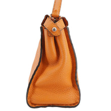 Load image into Gallery viewer, FENDI Peekaboo Iconic Medium Leather Satchel Shoulder Bag Orange
