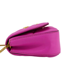 Load image into Gallery viewer, VERSACE Virtus Quilted Leather Chain Crossbody Bag Shock Pink
