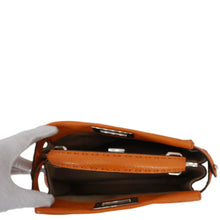 Load image into Gallery viewer, FENDI Peekaboo Iconic Medium Leather Satchel Shoulder Bag Orange
