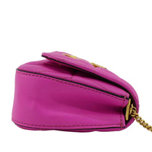 Load image into Gallery viewer, VERSACE Virtus Quilted Leather Chain Crossbody Bag Shock Pink
