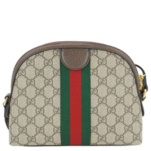 Load image into Gallery viewer, GUCCI Ophidia Small Rounded Top GG Supreme Canvas Shoulder Bag Beige 499621
