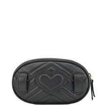 Load image into Gallery viewer, GUCCI GG Marmont Matelasse Leather Belt Bag Black 476434
