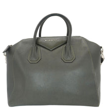 Load image into Gallery viewer, GIVENCHY Antigona Medium Leather Shoulder Bag Green
