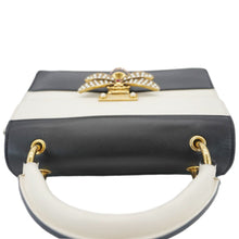 Load image into Gallery viewer, GUCCI Queen Margaret Bee Blind For Love Leather Shoulder Bag Black 476541
